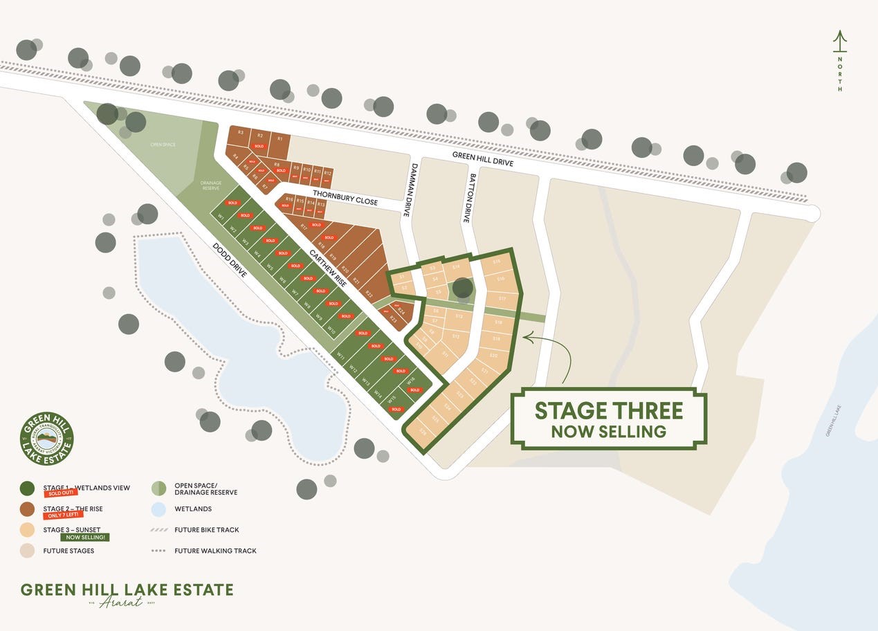 [Land for Sale] Green Hill Lake Estate, Ararat OpenLot